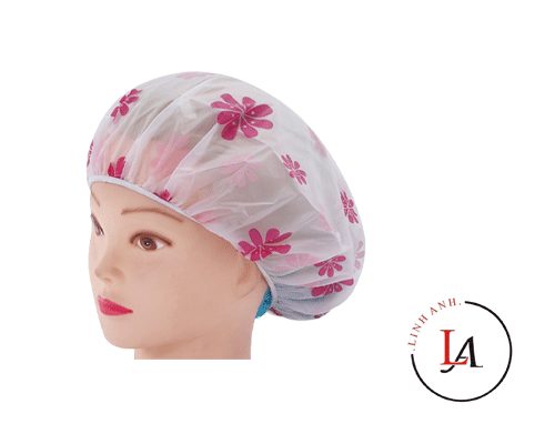 Mũ chụp ni lông hoa 50c/goi